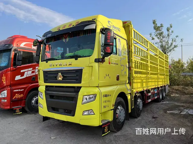 出售重汽汕德卡后八高栏510匹自动挡带液缓国6高配 - 图片 1