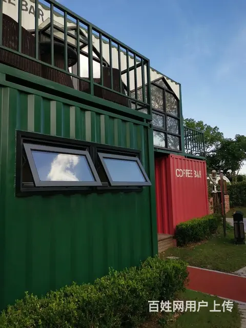 网红集装箱办公室移动商铺阳光房咖啡店烧烤营地住房 - 图片 5