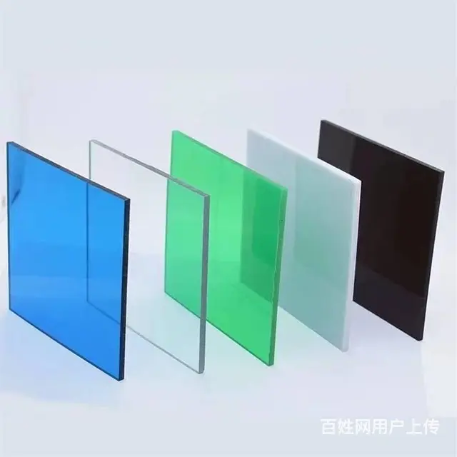 青岛莱西茶色pc阳光板莱西茶色阳光板车棚厂家 - 图片 12