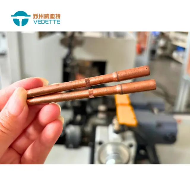 全自动管端成型加工机铜管扩口缩口倒角胀管一体机 - 图片 4
