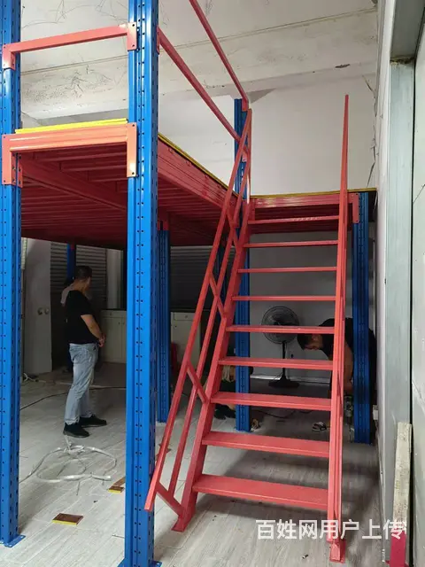 泉州货架阁楼平台重型货架托盘式货架 - 图片 3