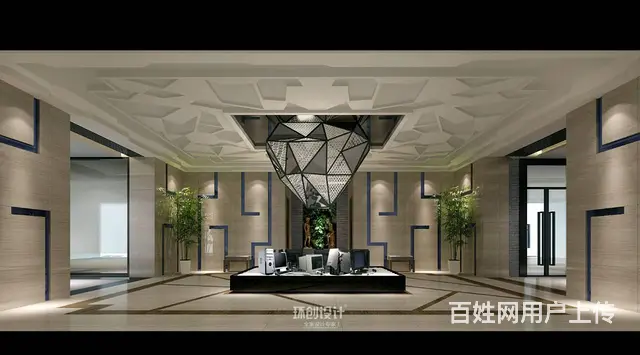 淄博张店办公空间设计与施工 - 图片 1