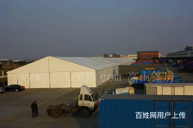 定制铝合金仓储篷房，临时工厂库房，户外装配式大棚 - 图片 2