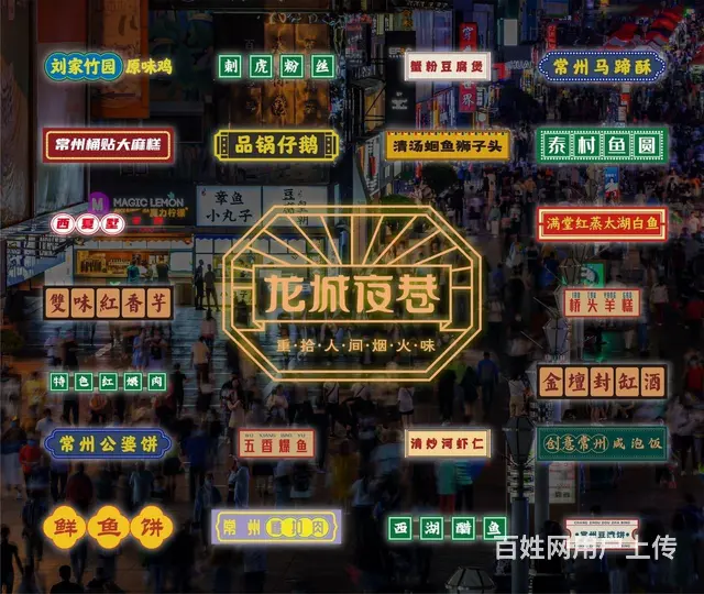 运河天地龙城夜巷美食街市中心转角大开间10米，纯一层外沿街 - 图片 6
