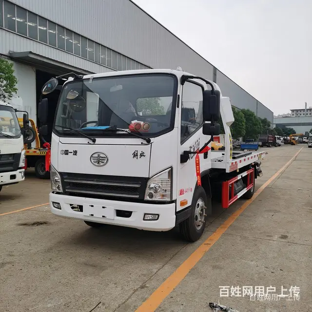 一拖二国六解放清障车清障拖车 联系电话多少 - 图片 2