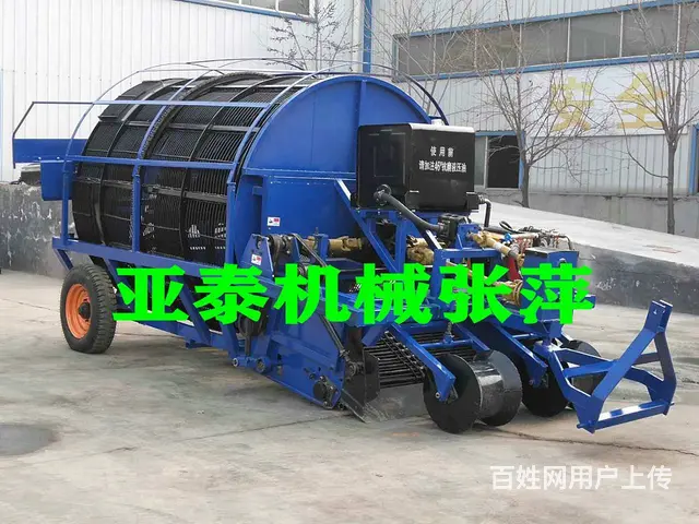 自动装车农用捡石机  拖拉机牵引式转笼捡石机 - 图片 2