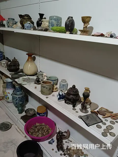 急处理转让以前在乡下收的瓷器杂件银元铜板 - 图片 4