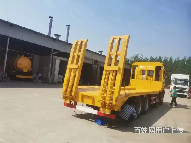 江淮平板车生产厂家 大挖掘机重型机械平板车 包送车 - 图片 12