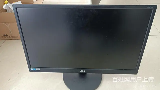 AOC24寸黑色显示器/当地可以送货上门 - 图片 1
