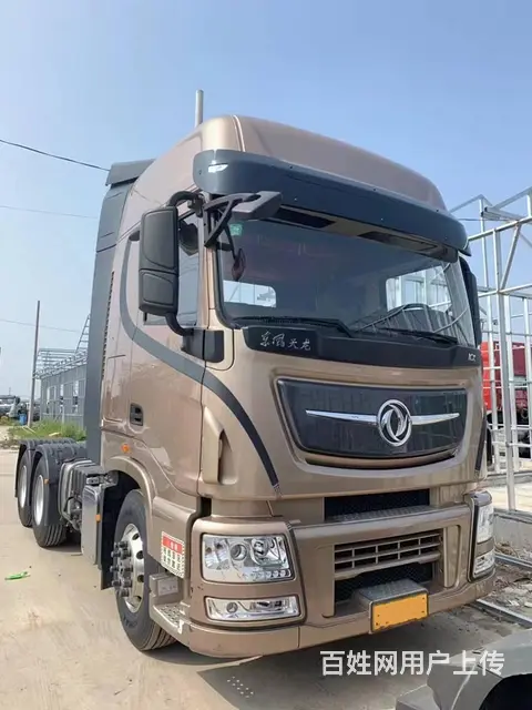 二手东风天龙牵引车 康明斯520马力 国五带液缓 - 图片 1