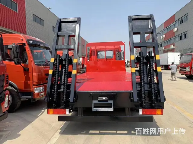 东风15吨平板车120挖机背车，钩机拖车 - 图片 10