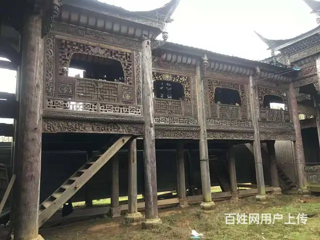 陕西西安中式木门实木花格实木雕花窗 - 图片 12