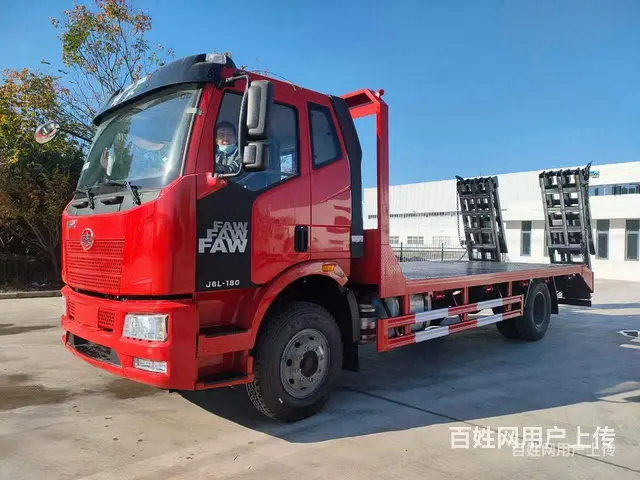 解放拉150挖机平板运输车 爬坡不吃力 - 图片 5