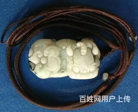 翡翠A货貔貅吊坠挂件 - 图片 1