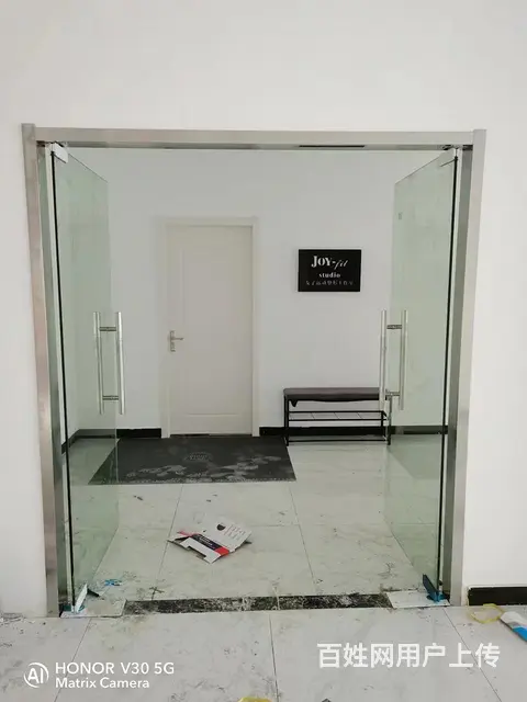 太仓市玻璃门维修订做 换地弹簧 换玻璃门 - 图片 1