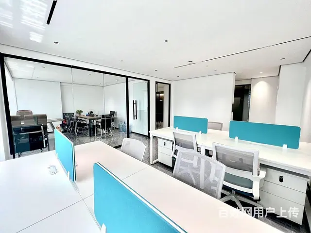 龙禧中心豪华装修落地玻璃办公场地两个房间有家具空调 - 图片 6