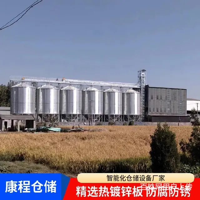 储粮灌设备-造价低康程仓储粮食钢板仓厂家 - 图片 5