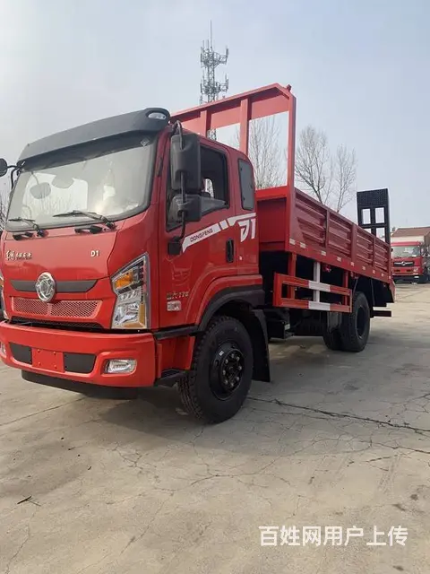 东风单桥挖机拖车10吨挖机拖车带栏板自卸车在哪里买 - 图片 2