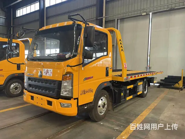 重汽豪沃蓝牌3吨清障车 事故救援清障拖车多少钱一台 - 图片 12