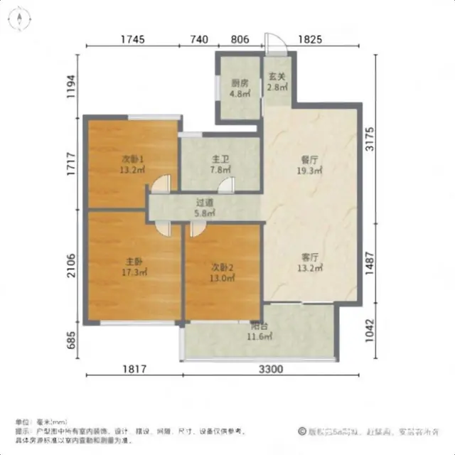临平南165.00万元阳光充足,治安全面 - 图片 12