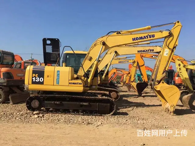 低价出售一台19年二手挖掘机小松130精品车况 - 图片 1
