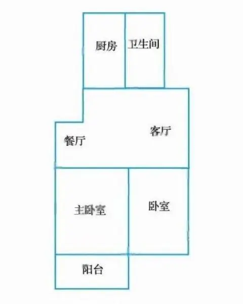 百大旁城市之心两室精装修家具家电齐全拎包即住 - 图片 9