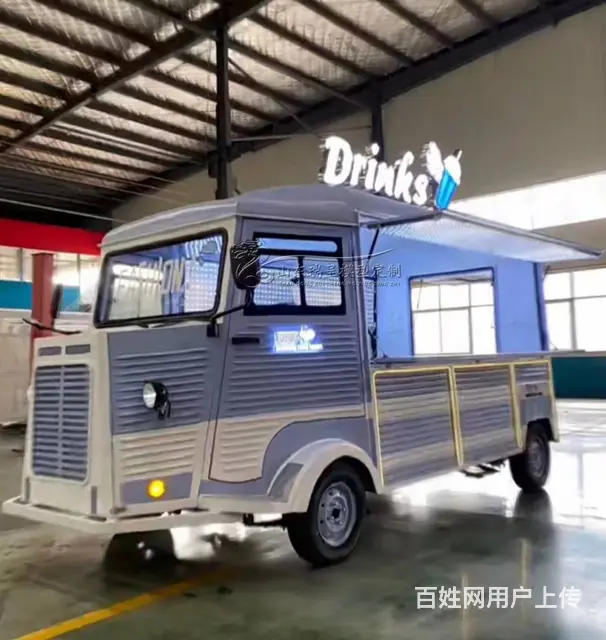 百搭复古网红餐大空间高利用率高颜值网红餐车咖 - 图片 2