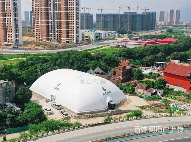 气膜馆一平米造价 气膜篮球场 充气膜结构建筑 - 图片 2