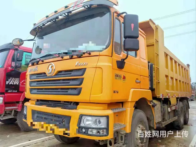 国五陕汽德龙F3000后八轮自卸车375马力6米货 - 图片 1