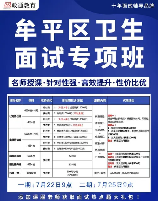 牟平卫生面试班开课 - 图片