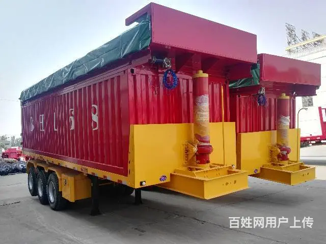 四川平板后翻自卸 挂车8.5米-9.5米 全国上户 - 图片 8
