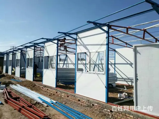 浑源双层彩钢房 批发搭建岩棉板临建房 - 图片 9