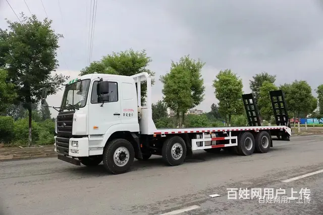 华菱前四后八40吨挖机平板拖车 可分期付款 - 图片 5