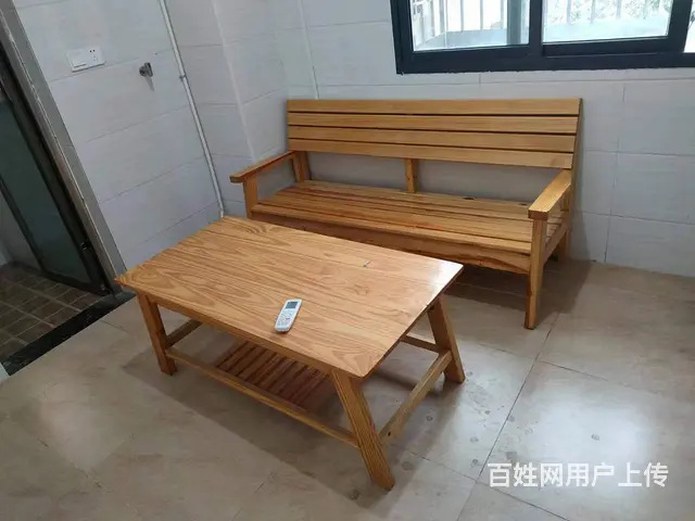 个人便宜转让一批1.5米的床双人座椅及桌子 - 图片 1