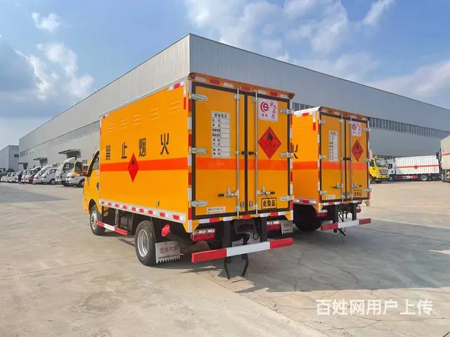 东风途逸蓝牌易燃气体厢式运输车,全柴95马力可分期 - 图片 5