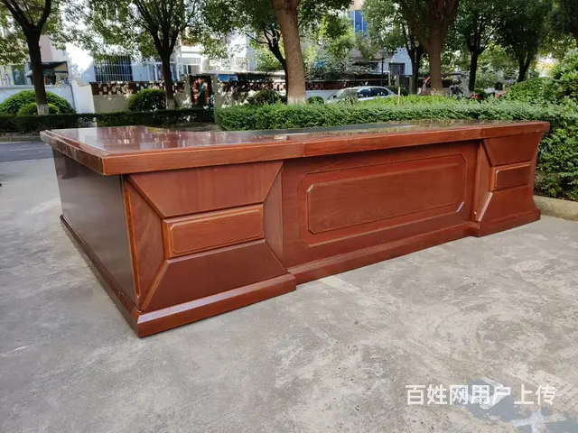 昆山豪华大班台，3.5长老板桌 - 图片 3