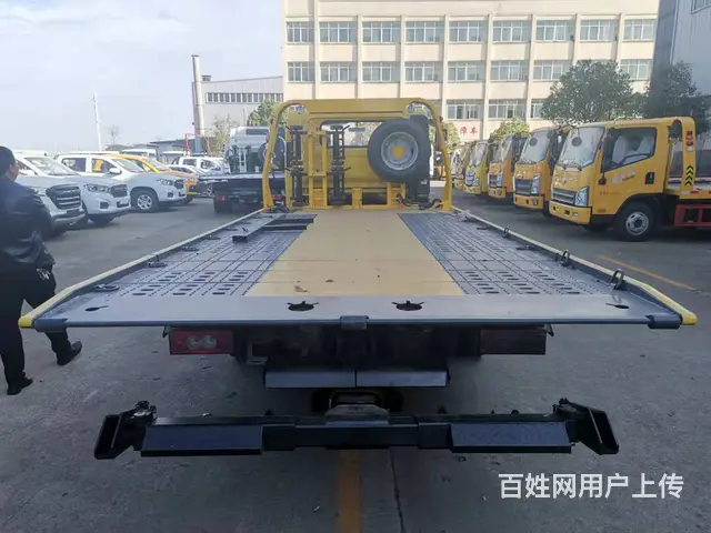 国六重汽豪沃蓝牌一拖二清障车生产厂家 可分期 - 图片 6