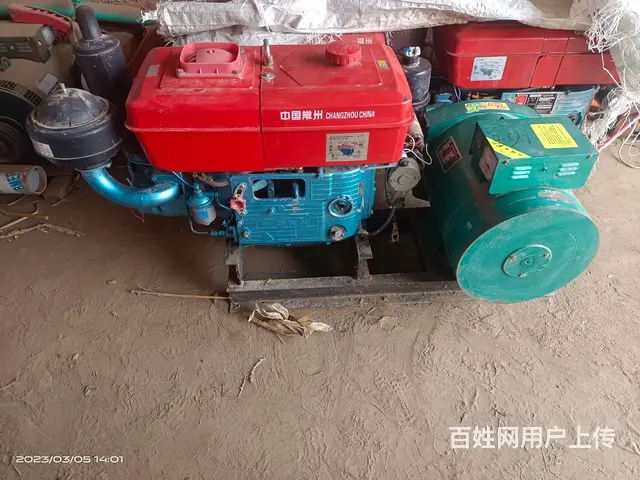 25马力柴油机，电起动，发电机，潜水泵 - 图片 1