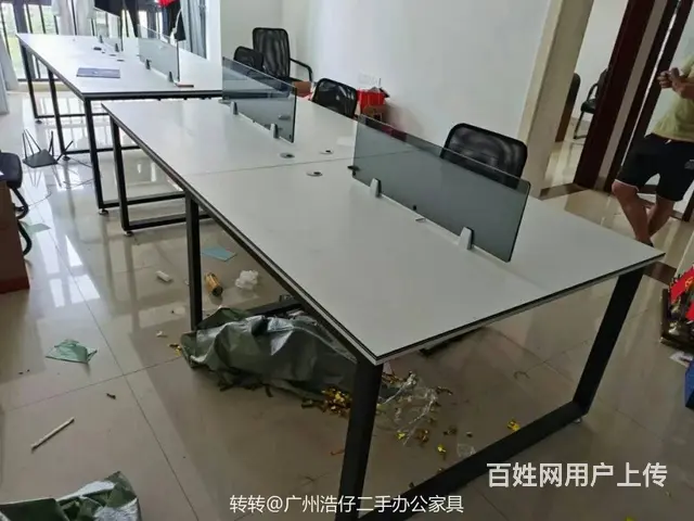 屏风办公桌，老板桌会议桌沙发茶几出售，包送装 - 图片 1