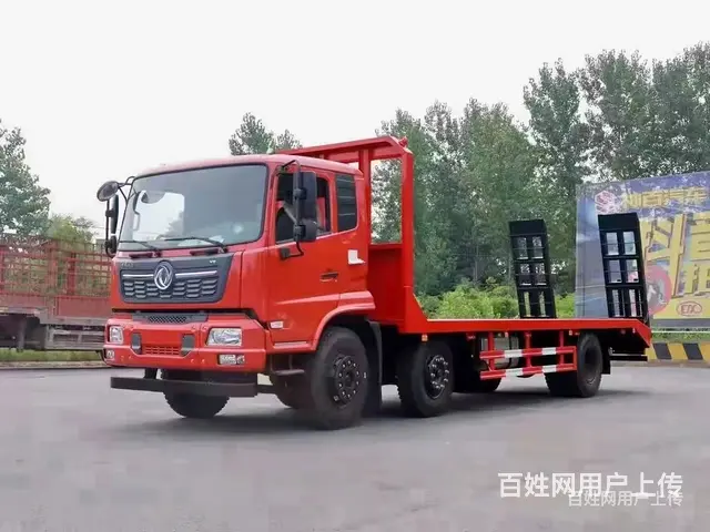 东风天锦小三轴挖机拖板车 平板车 团购价 - 图片 8