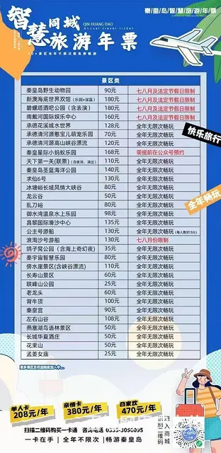 秦皇岛旅游一卡通活动票 - 图片 1