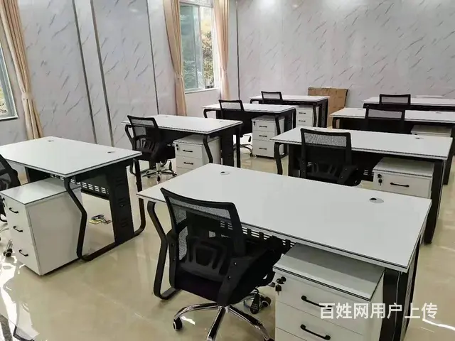 全新屏风卡位 大班台 主管桌 沙发 接待台 文件柜 - 图片 5