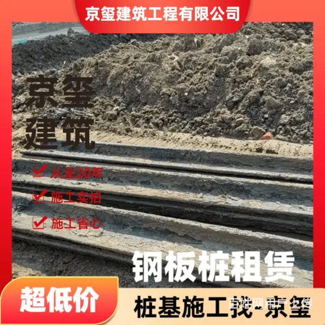 沈阳沈河信誉度高的钢板桩施工公司 - 图片 2