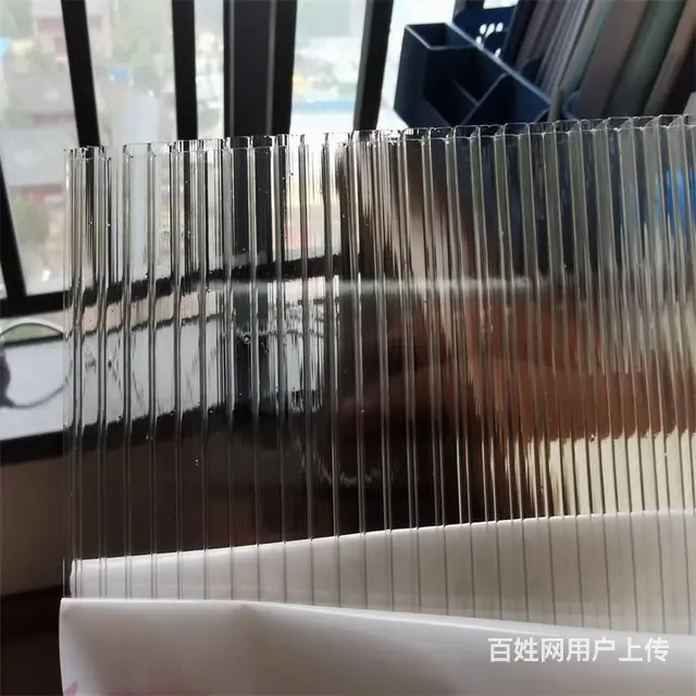 淄博周村三层阳光板厂家周村车棚阳光板防紫外线涂层 - 图片 10
