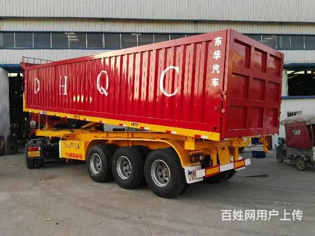 四川平板后翻自卸 挂车8.5米-9.5米 全国上户 - 图片 4