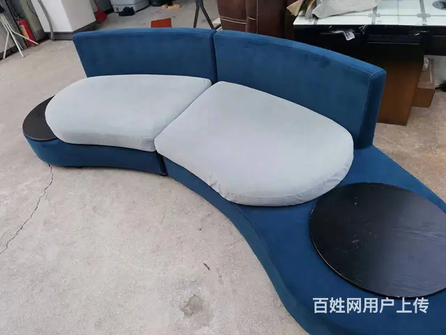 二手布艺沙发一套正常使用无塌陷 - 图片 2