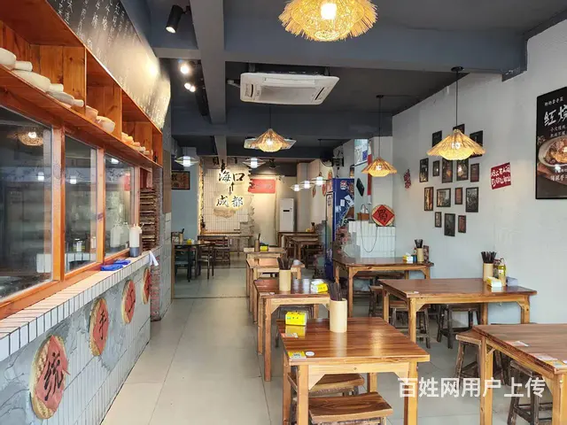 海南职业技术学院门口200平带外摆临街旺铺转让 - 图片 3