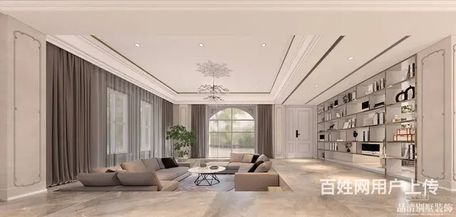 常州别墅装修：浅色系空间，清新而雅致 - 图片 2