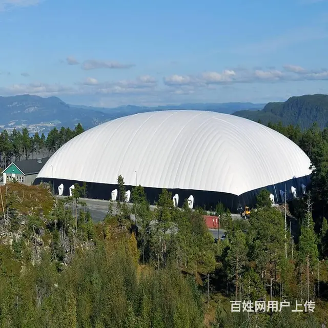充气室内篮球场 气膜体育场馆 大跨度空间 智能控制 - 图片 2