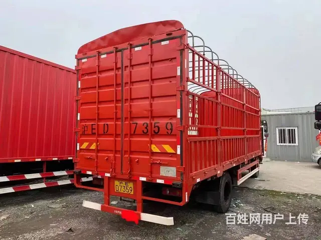 现低价转让18年4月东风天锦6.8米仓栅式货车 - 图片 3